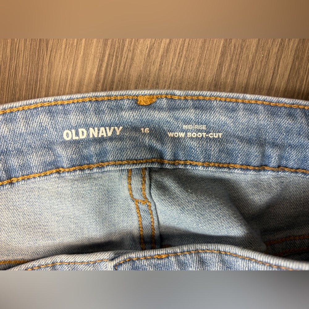 Old Navy Mid Rise Wow Boot Cut Size 16 - Picture 7 of 8